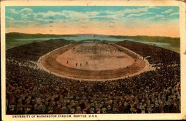 Vintage postcard University of Washington Stadium Seattle WB 1925 Postca... - $6.93