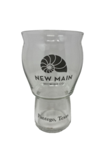 New Main Brewing Co. Pantego Texas Collectible Beer Glass 5.5&quot; Breweriana - £11.93 GBP