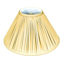 Royal Designs Coolie Empire Gather Pleat Basic Lamp Shade, Antique Gold, 4.5 x 1 - £47.26 GBP+