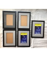 Playbill frame with glass and mat black plastic - $24.38 CAD
