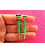 Glow in the dark taper fake plugs SET OF 2 PAIRS - $17.64 CAD