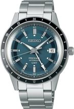 Seiko SSK009 Style 60&#39;s GMT Presage Automatic Watch, Made in Japan, Men&#39;s Wristw - £485.17 GBP