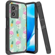 Tough Strong Hybrid (Magnet Mount Friendly) Case Flamingo For OnePlus N300 5G - £6.84 GBP