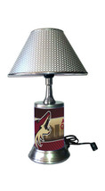 Arizona Coyotes desk lamp with chrome finish shade - £34.60 GBP