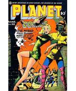 Planet Comics #35 - March 1945 - Comic Book Cover Poster - £26.37 GBP