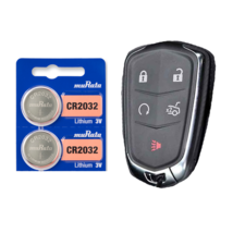 Cadillac Keyfob Replacement Battery Murata CR2032 Lithium (2 Pack) + Tra... - $4.12