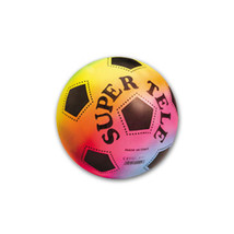 PVC Play Ball (Inflated Size: 23cm) - Rainbow Soccer - £25.29 GBP