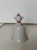 Vintage Teapot Tea Pot Porcelain Bell 3.5&quot; - £16.31 GBP