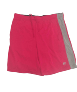 Russell Mens Athletic Shorts Red Color Block Elastic Waist Dri Power 360... - $5.00
