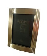 Vtg Nantucket Solid Brass 4x6 Picture Frame Hand Polished Lacquer Coated... - $486.34 MXN