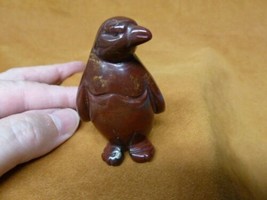 (Y-PEN-700) PENGUIN gemstone RED gem BIRD STONE penguins king emperor an... - £14.01 GBP