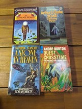 Lot Of (4) Vintage Science Fiction Novels A Seperate Reality A Stone In Heaven + - £38.83 GBP