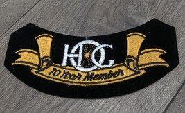 HARLEY DAVIDSON HOG 10 Year Member Patch!!!! - $12.45