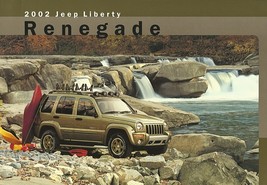 2002 Jeep LIBERTY RENEGADE sales brochure sheet US 02 - £4.70 GBP