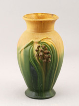 Door Pottery Arts &amp; Crafts Handmade Pottery Matte Green Tall Pinecone Vase - $178.00