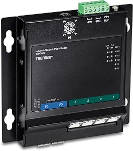 TRENDnet 6-Port Industrial Gigabit PoE+ Wall-Mounted Front Access Switch... - $444.99