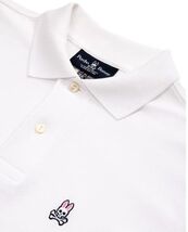 PSYCHO BUNNY  SIZES 2XL 3XL 5XL 6XL BIG &amp; TALL WHITE POLO 100%  PIMA COT... - $59.90