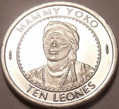 Gem Unc Sierra Leone 1996 10 Leones~Mammy Yoko~Excellent~Free Shipping - £2.25 GBP