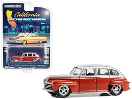 1947 Ford Fordor Super Deluxe Lowrider Red and Silver Metallic &quot;Californ... - $36.49