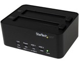 StarTech.com Dual Bay Hard Drive Duplicator and Eraser, External Standal... - £96.17 GBP