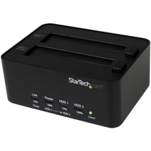 StarTech.com Dual Bay Hard Drive Duplicator and Eraser, External Standalone HDD/ - £96.40 GBP