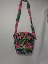 Vera Bradley Tropical Paradise Mini Slim Hipster Crossbody Purse 7 x 6 x 1 - £10.28 GBP