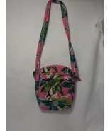 Vera Bradley Tropical Paradise Mini Slim Hipster Crossbody Purse 7 x 6 x 1 - £10.35 GBP