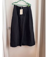 NWT COS Black Extra Wide Leg Ankle Pants Size S - $44.10