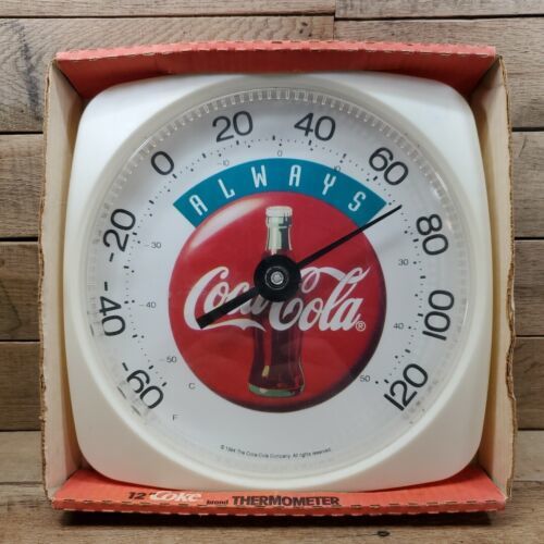 Primary image for VTG 94 Always Coca Cola Polar Bear Wall Thermometer Coke Collectible Memorabilia