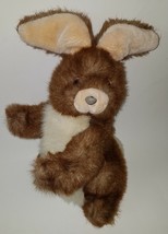 Fine Toy Brown Bunny Rabbit Plush 15&quot; Stuffed Animal Toy Easter AS IS - £17.80 GBP