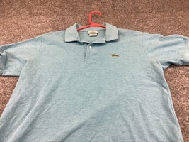 Lacoste Polo Shirt Mens 4 Devanlay Golf Tennis Blue Crocodile Short Slee... - $12.86