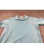 Lacoste Polo Shirt Mens 4 Devanlay Golf Tennis Blue Crocodile Short Slee... - £10.26 GBP