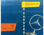 Mercedes Benz Productions Program Booklet 1955 Cars Trucks Fire Engines +++ - $64.52