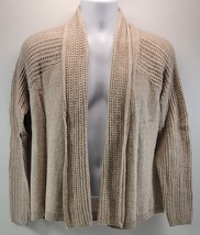 Women Sonoma Life Style Open Cardigan Knit Sweater Large - $11.87