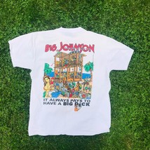 Vintage 90’s Big Johnson Big Deck Party Single Stitch Shirt Mens Large USA Made - £31.08 GBP
