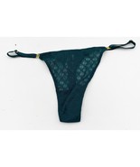 Victoria&#39;s Secret Icon Adjustable Monogram Thong Panties Green Size Smal... - €8,52 EUR