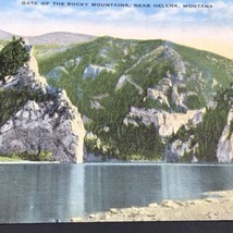 Helena Montana Postcard Vintage Linen Rocky Mountain Missouri River - £9.82 GBP