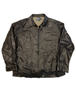 Polo Ralph Lauren Men&#39;s Black Lambskin Sport Leather Jacket Soft Size XX... - $336.88 CAD