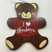 Vintage 90s I Love Hershey Bear PA Chocolate 1991 Christmas Ornament - £19.92 GBP