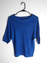 New York &amp; Company Blue Pullover  Knit Sweater Womens Size XS - $183.29 MXN
