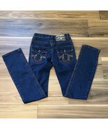 True Religion Joey Super T Women’s Dark Wash Jeans Size 27 *READ* Needs ... - $28.49