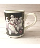Coca Cola Coffee Mug by Gibson, Polar Bears, Vintage 1996 - $12.89