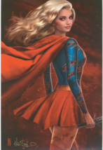 Nathan Szerdy SIGNED DC Comics Superman Art Print ~ Supergirl - £20.09 GBP