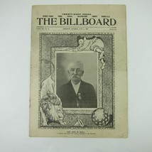 The Billboard Cincinnati Ohio Colonel George Hall Circus Vaudeville Antique 1902 - £78.63 GBP