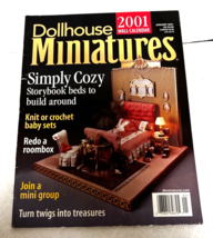 Doll House Miniatures Nutshell News For Crafters Jan 2001 Magazine Good Shape - £3.95 GBP