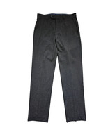 NWT Michael Kors Monroe Men&#39;s Dress Charcoal Checkered 32X30 Flat Front ... - $32.57 CAD