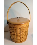Longaberger 2003 Ice Bucket Basket - $1,059.95 MXN