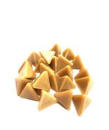 20 Pounds 1-1/4 Tetrahedron Pyramid Plastic Tumbling Vibratory Deburring... - $72.50