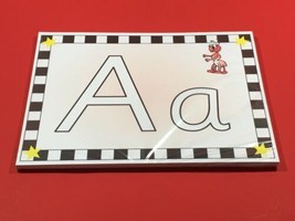 26 Alphabet Letters Cards - Playdoh  wipe-n-write - Laminated card set 8.5x11 - £24.11 GBP