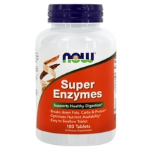 NOW Foods Super Enzymes, 180 Tablets - $24.55